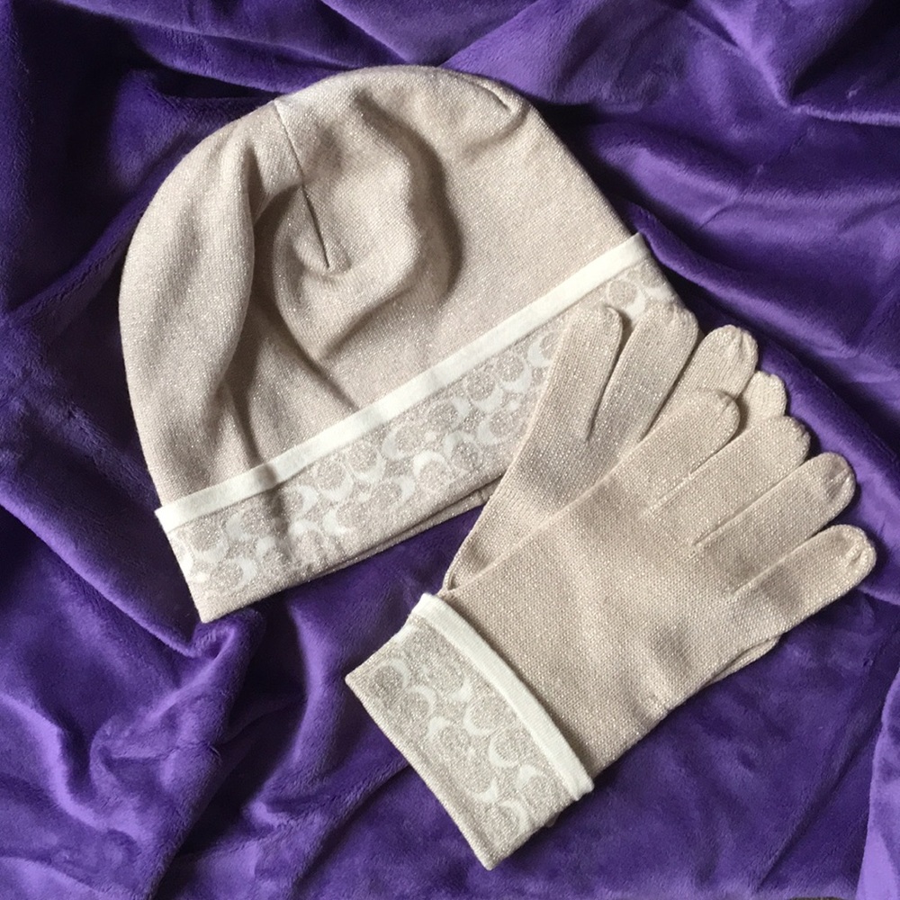Coach Hat and Gloves